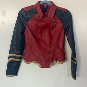 Wonder Woman Faux Leather Jacket